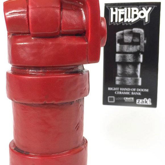 Hellboy ceramic bank right hand of doom ceramic bank loot crate exclusive - Picture 2 of 6
